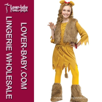 Cute Girls Animal Lion Child Fancy Dress Halloween Costume for Kids (L15285)